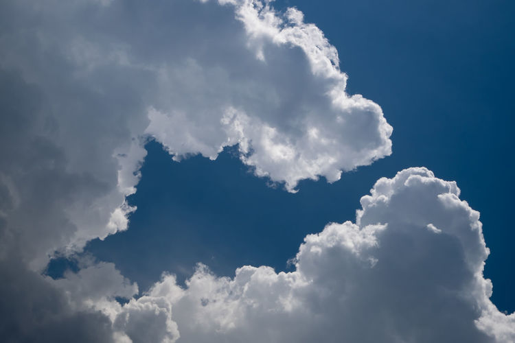 Low angle view of clouds in sky