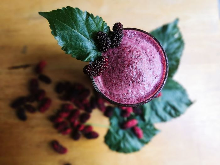 Mulberry smoothie