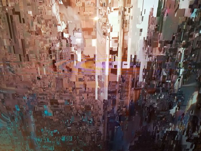 Full frame shot of glass building