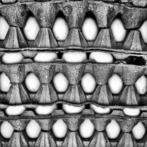 Trays of eggs