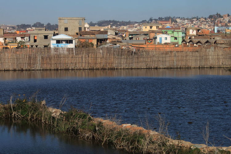 Buildings at waterfront