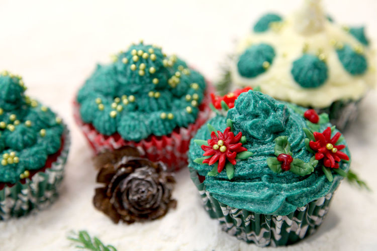 Close-up of cup cakes
