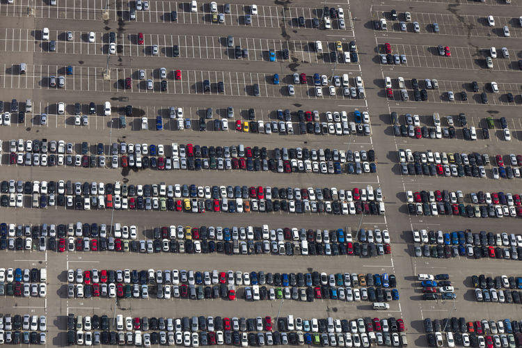 Full frame shot of parking lot