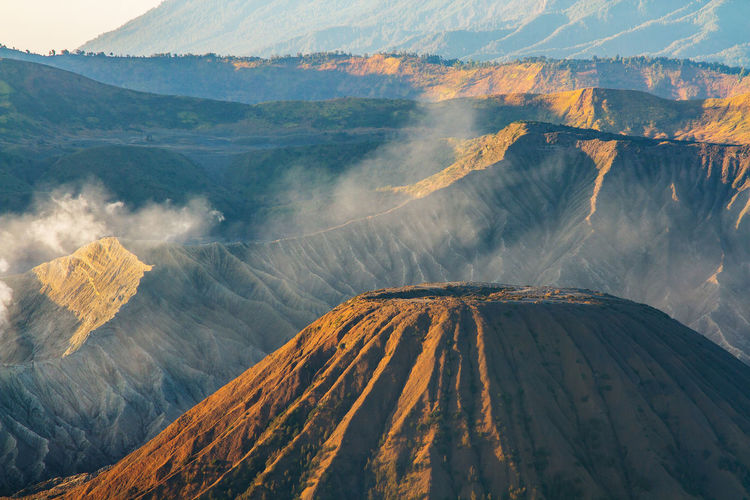 Mount bromo, is an active volcano and part of the tengger massif, in east java, indonesia.