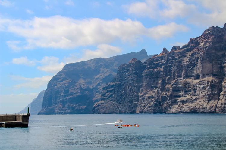 The high cliffs of los gigantes