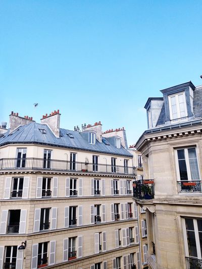 View of the houses of paris