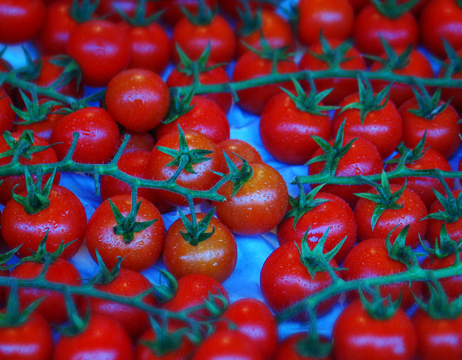 Full frame shot of fruits for sale in market