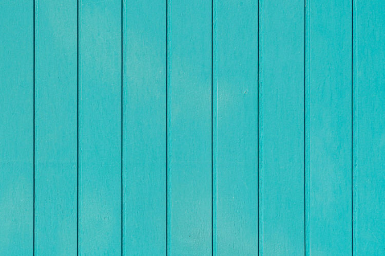 Full frame shot of blue wooden wall
