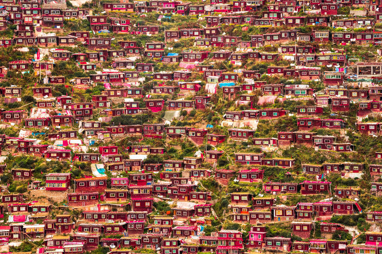 Full frame shot of slum