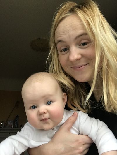 Portrait of mother and daughter