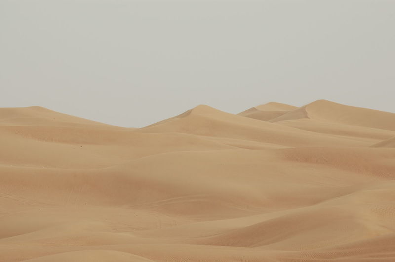 Horizon over desert