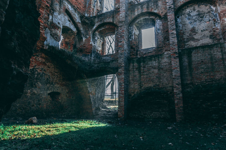 Old ruin building