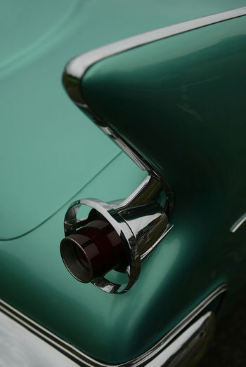 Tail light of vintage car