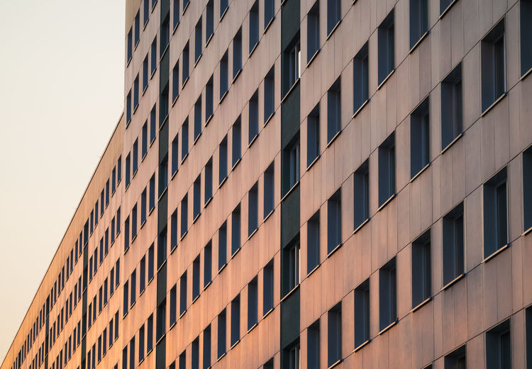 Low angle view of building against sky