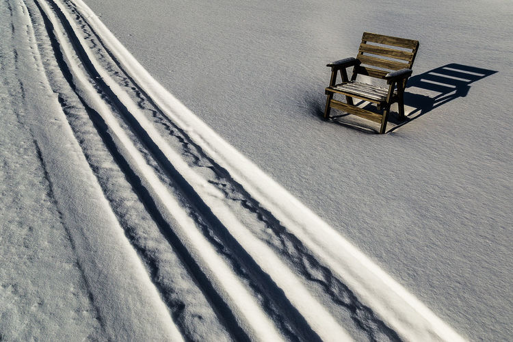 Snow on ground