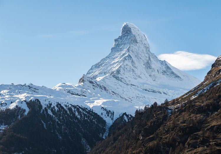 Matterhorn peak at zermatt, switzerland