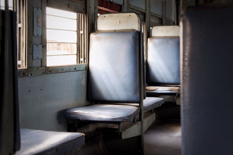 Interior of abandoned building