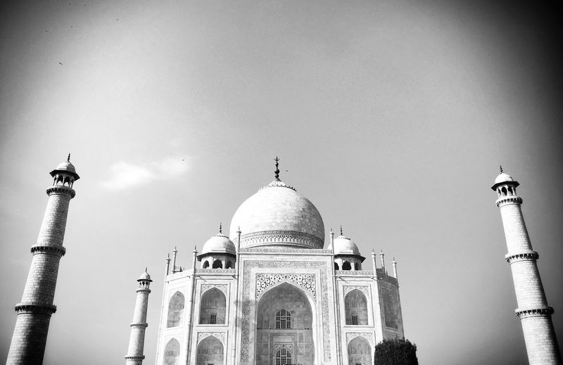 Low angle view of church