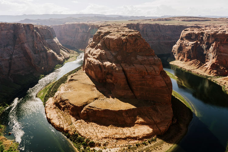 Panoramic view of rock formation