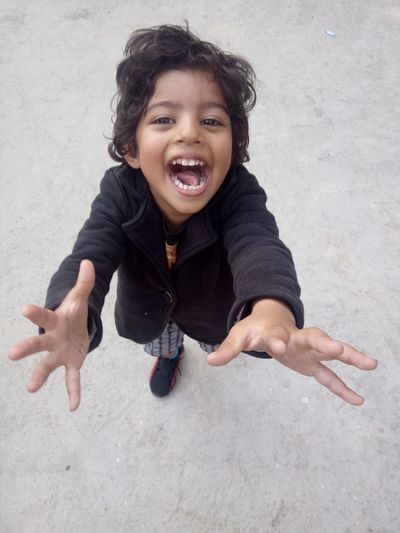 Portrait of a smiling boy