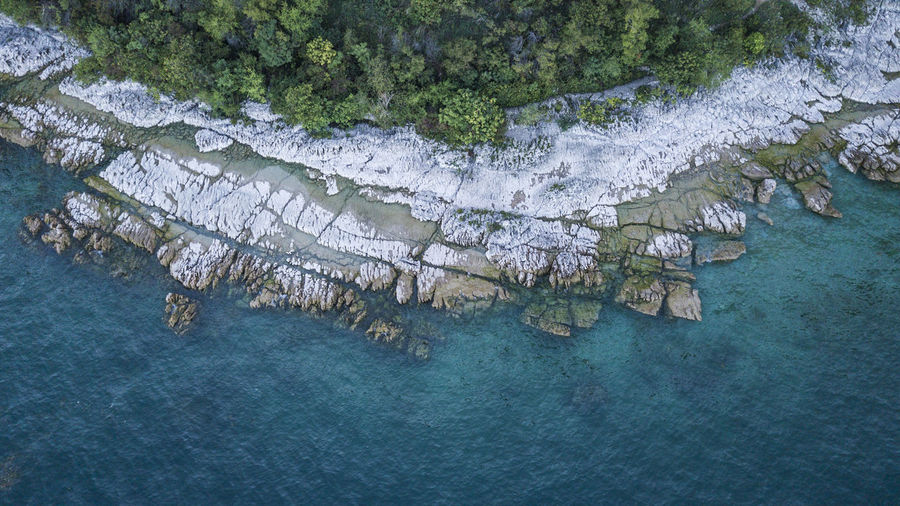 Drone view of beach
