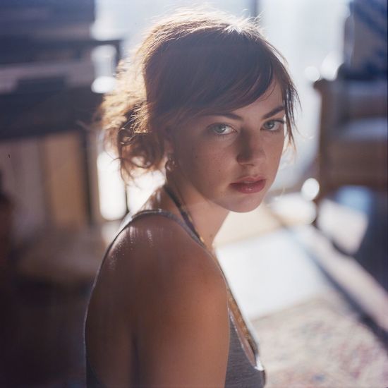 Portrait of young woman
