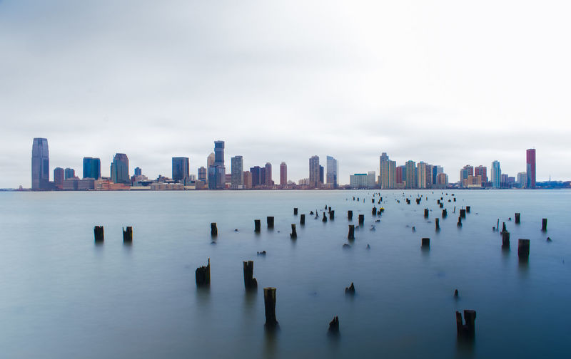 City skyline against sky