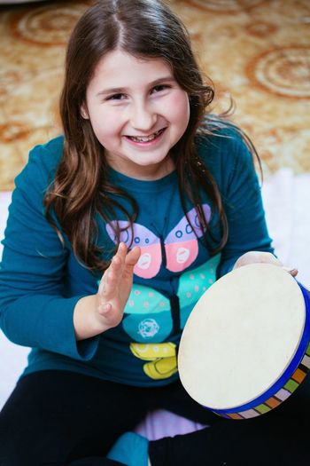 Portrait of smiling girl