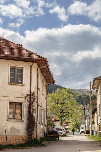 Houses in city