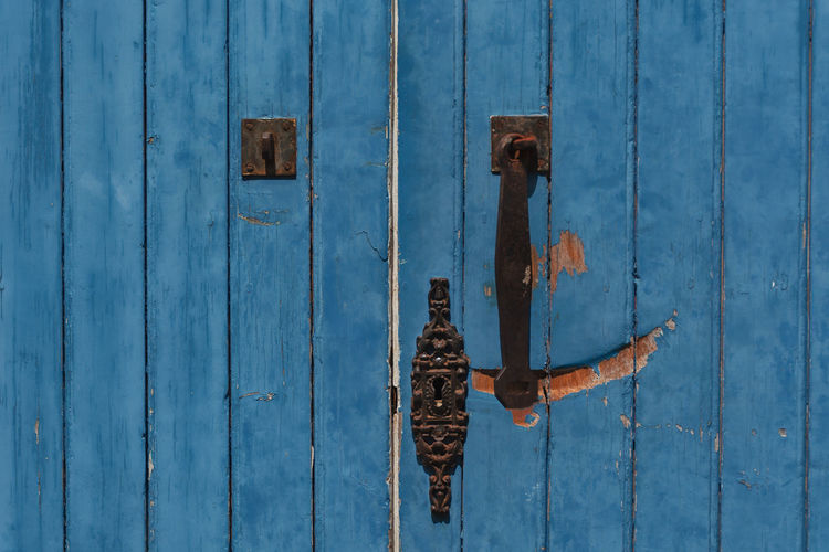 Full frame shot of old wooden door