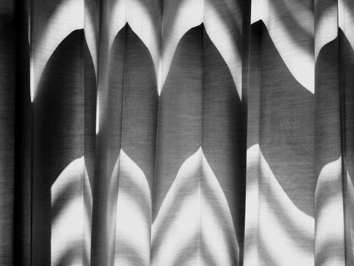 Full frame shot of curtains at home