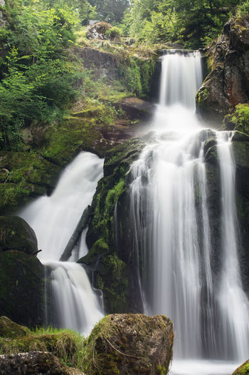 Waterfalls of triberg in the black forest. a long exposure.