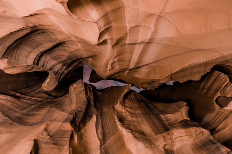 Full frame shot of rock formation