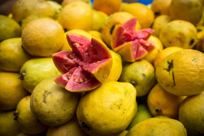 Full frame shot of fruit for sale in market