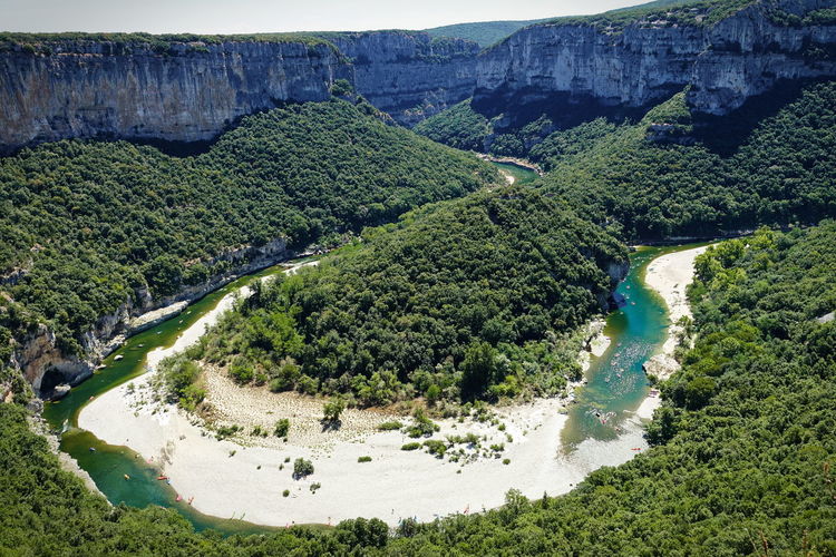 The ardeche gorges, south of france