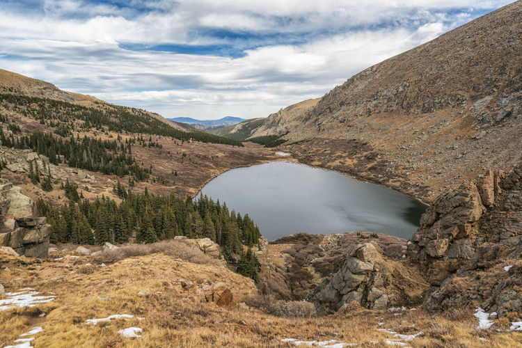 Lower chicago lake in the mount evans wilderness, colorado