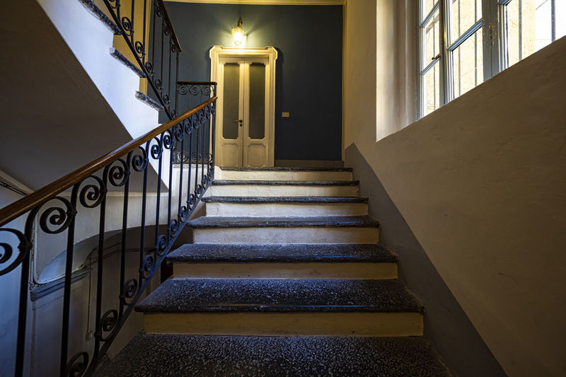 Old corridor and stairs of an old house