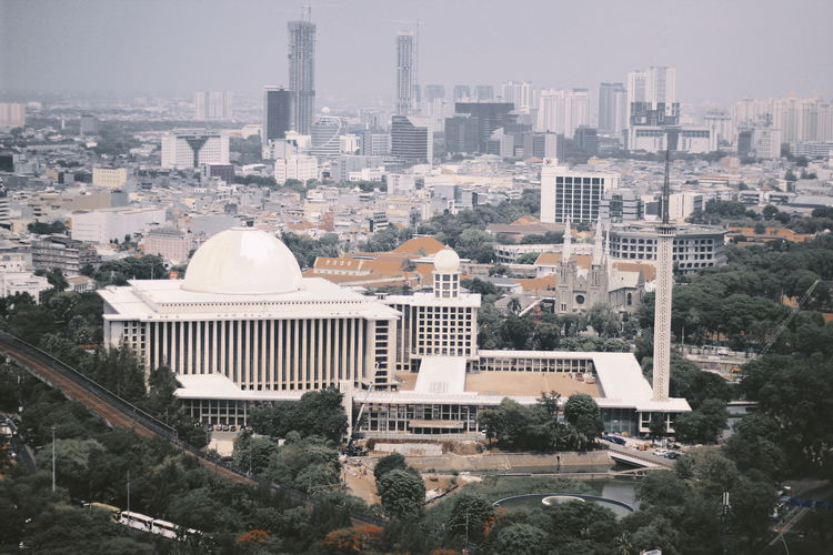 The largest mosque in southeast asia