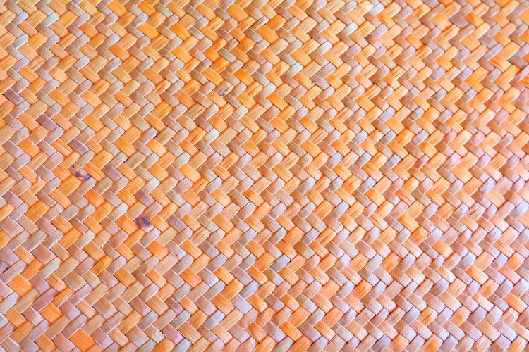 Full frame shot of wicker pattern
