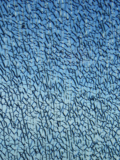 Full frame shot of shattered glass