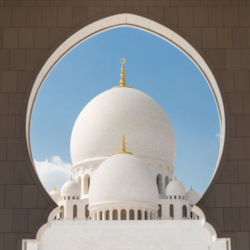 View of mosque against sky