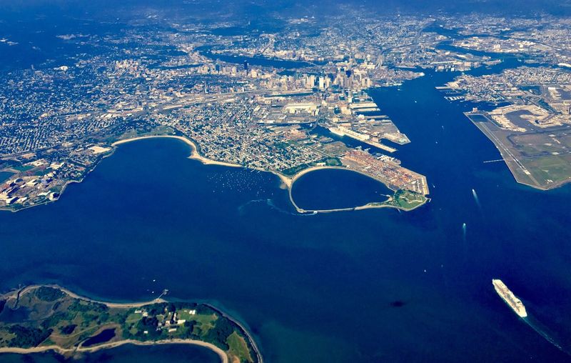 Boston aerial view 
