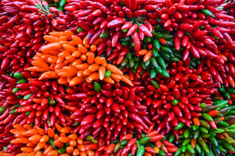 Italian peppers are strong, colorful and spicy