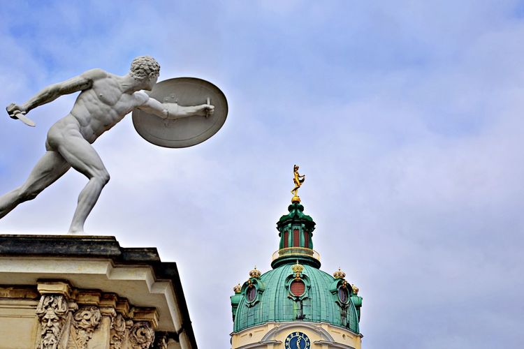 Outside charlottenburg palace