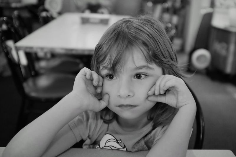 Close-up of girl