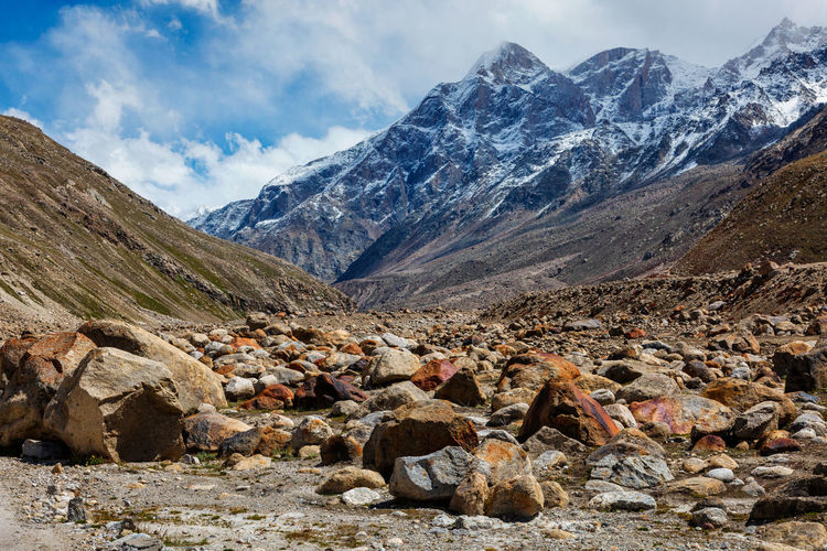 Lahaul valley in indian himalayas, india