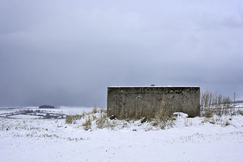Built structure against cloudy sky