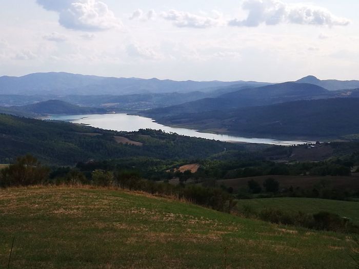 Scenic view of landscape against sky