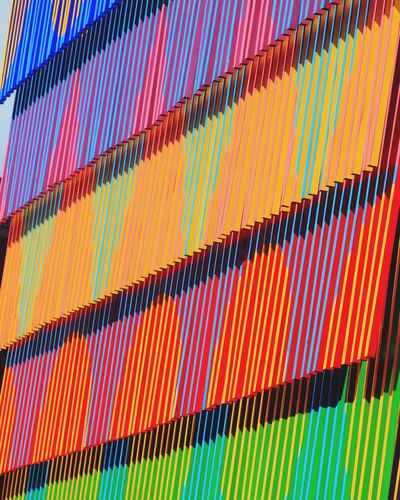 Full frame shot of multi colored wall