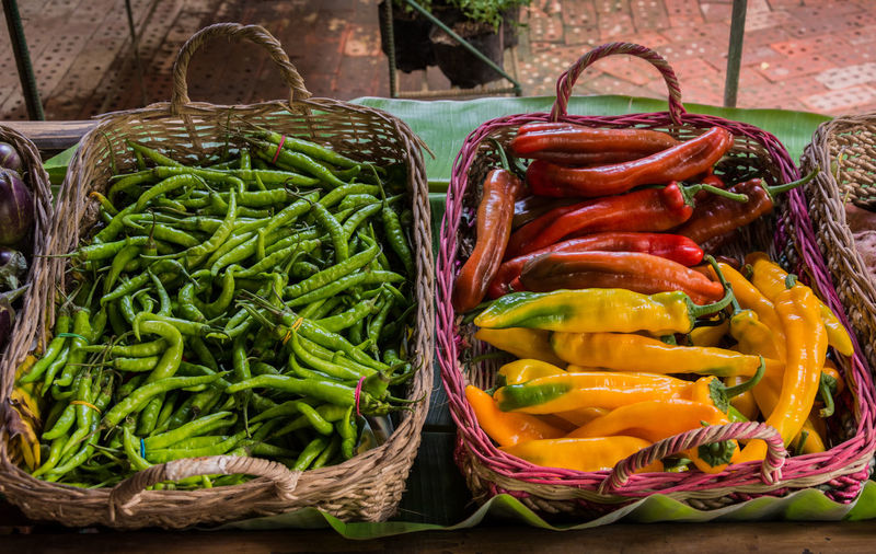 Close-up of vegetables in market